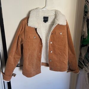 Sherpa lined trucker jacket